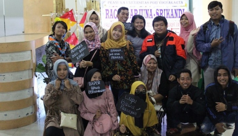 Foto para tamu ketika di foto boot