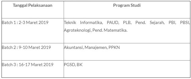 Jadwal ESQ